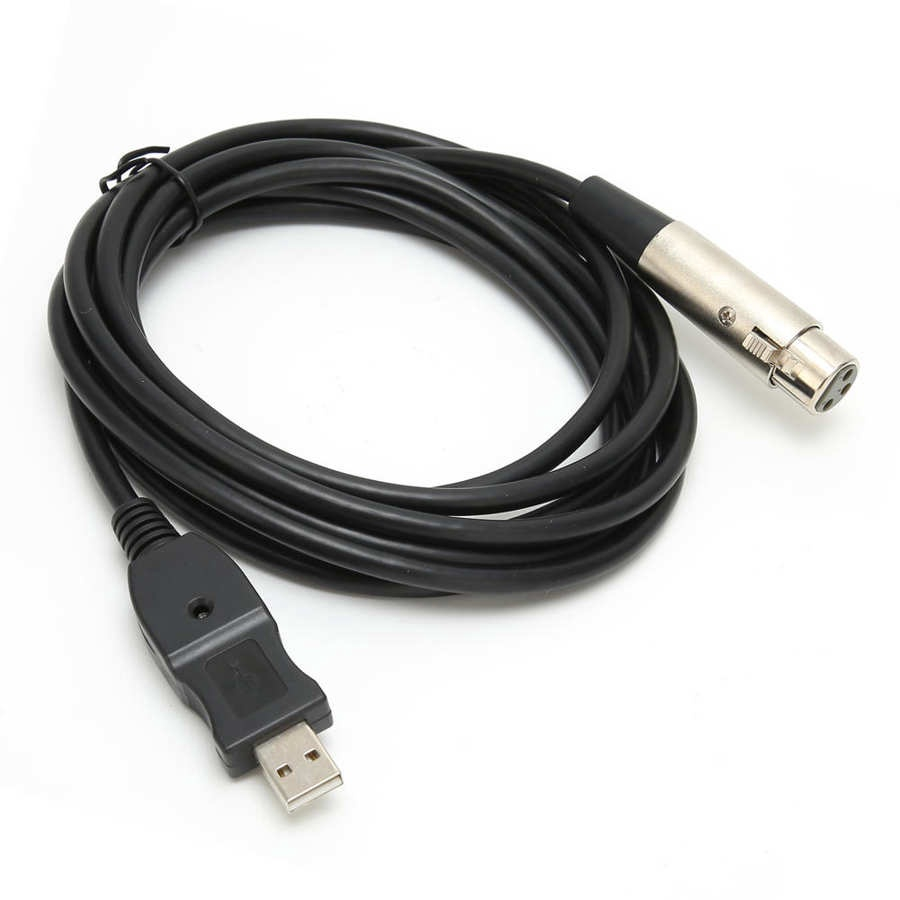 Gamecube Game Cables Adapter Cable USB Macho para xlr Female 3 Metros