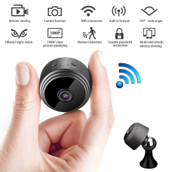 Mini Câmera Full Hd 1080p Sem Fio Inteligente WiFi com Alerta de Movimento - Discreta Noturna Menor preço em Mini Câmera Full Hd 1080p Sem Fio Inteligente WiFi com Alerta de Movimento - Discreta Noturna