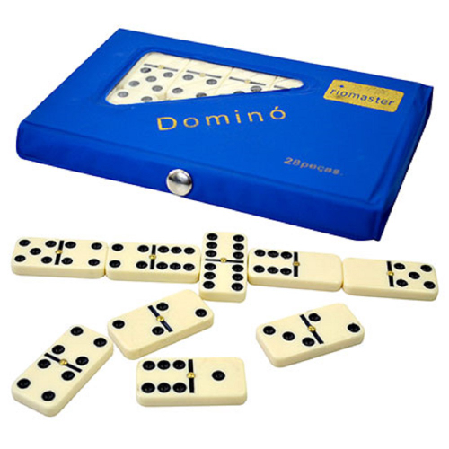 Jogo Domino Profissional Estojo 28 Peças Diverção Garantida LUADO28 -  Luatek - Jogo de Dominó, Dama e Xadrez - Magazine Luiza