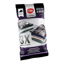 Kit 10 saco a vácuo 80x60cm organizador roupa edredom cama Menor preço em Kit 10 saco a vácuo 80x60cm organizador roupa edredom cama
