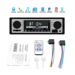 12 V 1 Din Bluetooth Vintage Carro Rádio Mp3 Player Estéreo Usb Aux Clássico é boa?