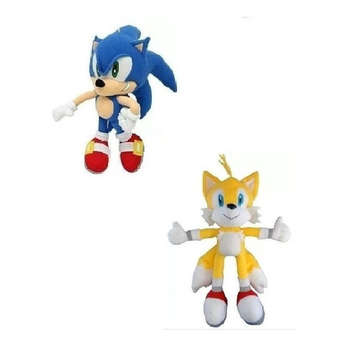 Boneco Sonic Pelúcia 50 Cm Vermelho Antialérgico Sonic World