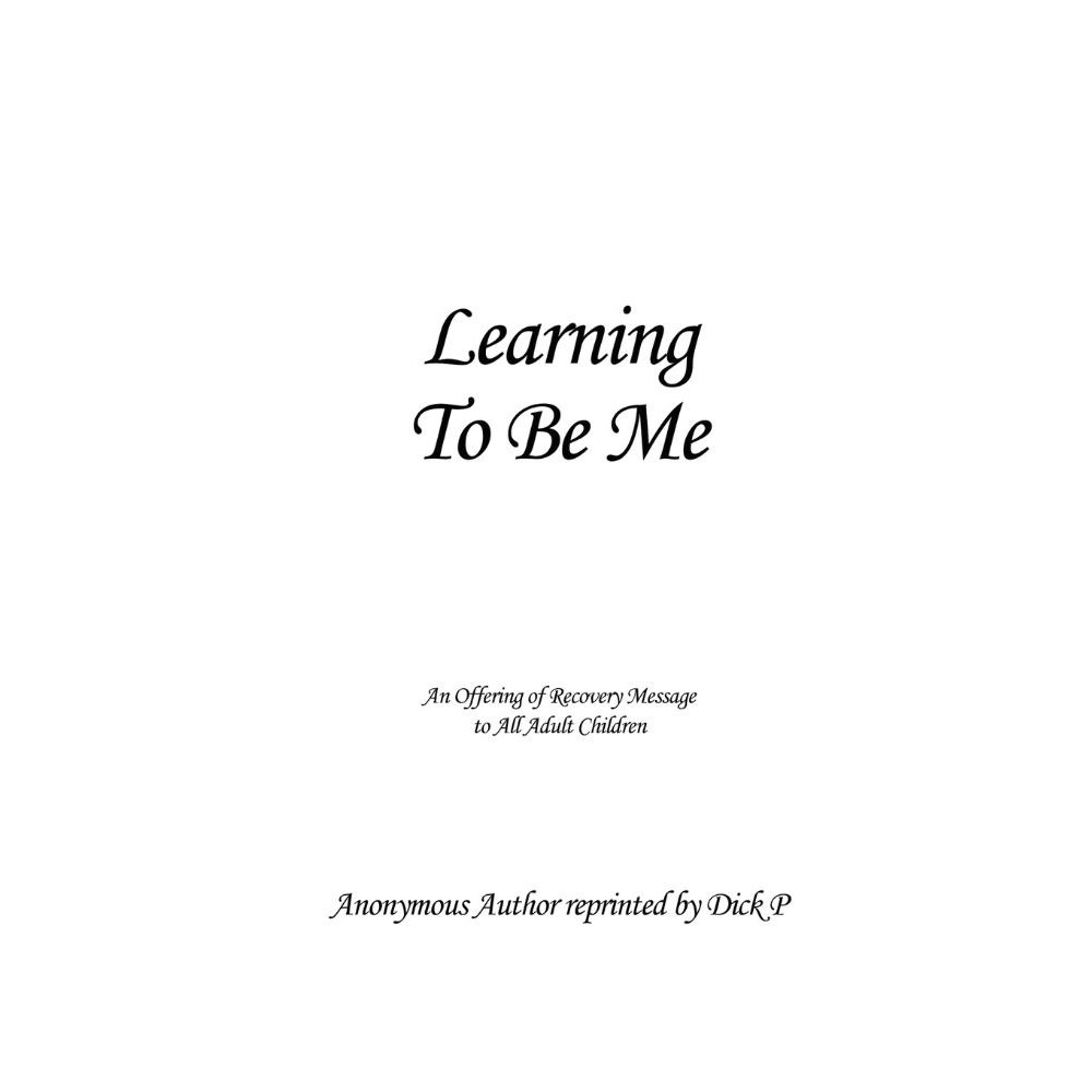 Learning to be me no shoptime