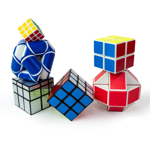 cubo mágico kit cube profissional com 6 pecas