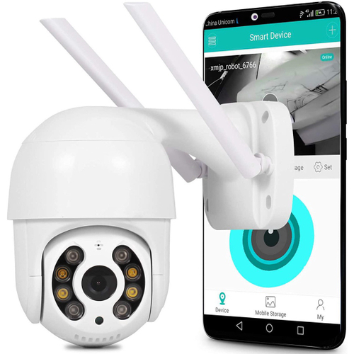 Camera Ip Wifi Dome Rastreamento Humano Auto Track No Shoptime