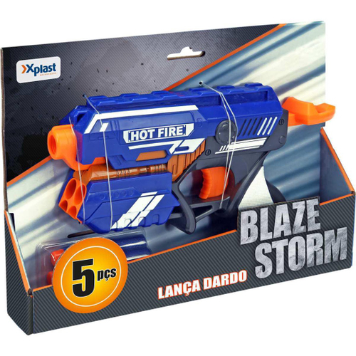 NERF Lança Dardos Elite Disrupter Vermelho Translúcido, com Tambor