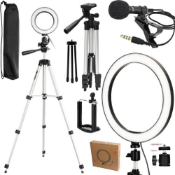Tripé Profissional Iluminador Led Anel Ring Light Microfone é boa?