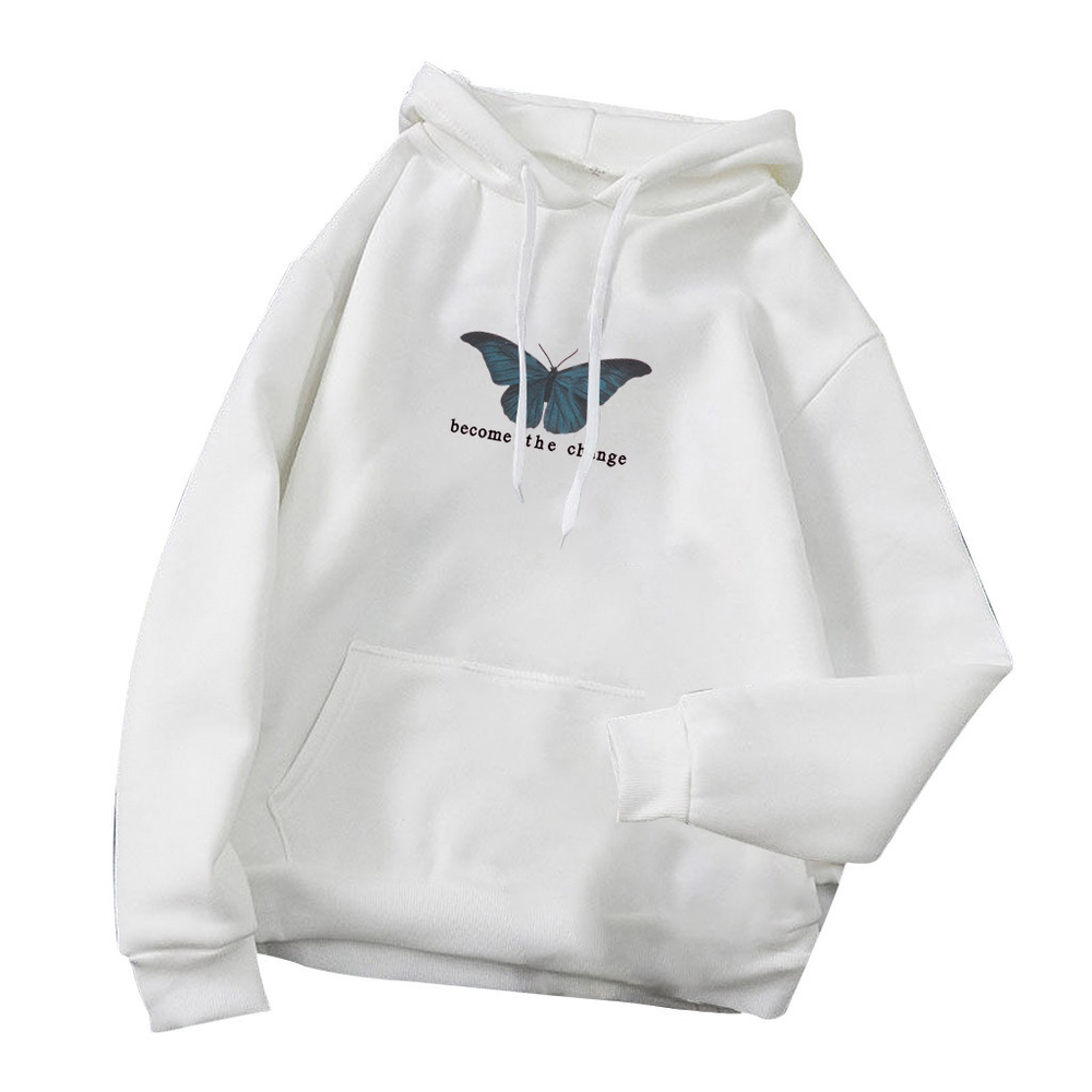 yours truly moletom com capuz butterfly