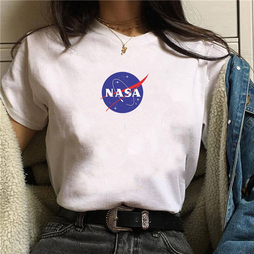 Camiseta feminina blusa tumblr algodao nasa retro em Promocao na Americanas