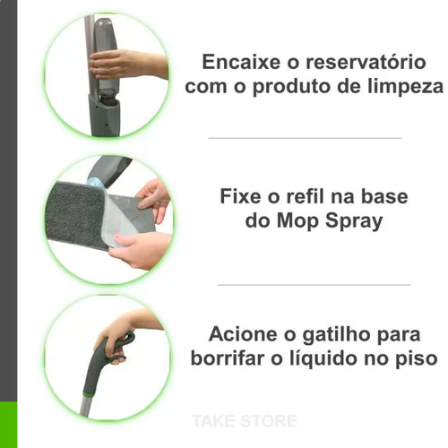 Mop Spray Rodo Com Reservatório No Shoptime