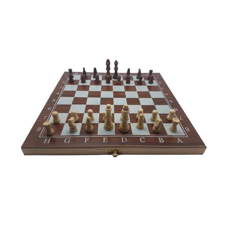 Chess Wooden Set - Large (Xadrez)