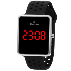 Relógio Champion Preto Digital Led CH40081T Menor preço em Relógio Champion Preto Digital Led CH40081T