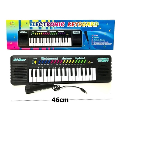 Piano Teclado Musical Golfinho Infantil Som Eletrônicos( Rosa) no