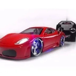Carrinho de Controle Remoto Ferrari com Led nas Rodas e Neon - Vermelho é boa?