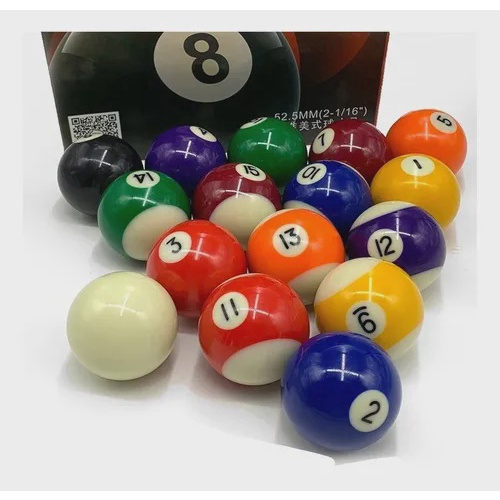 Jogo Bolas De Sinuca/Bilhar/Snooker 55 mm no Shoptime