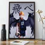 Quadro decorativo Anime de Volei Haikyu Desenho Arte para sala