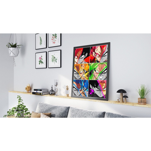 Quadro decorativo Super Saiyajins Dragon Ball