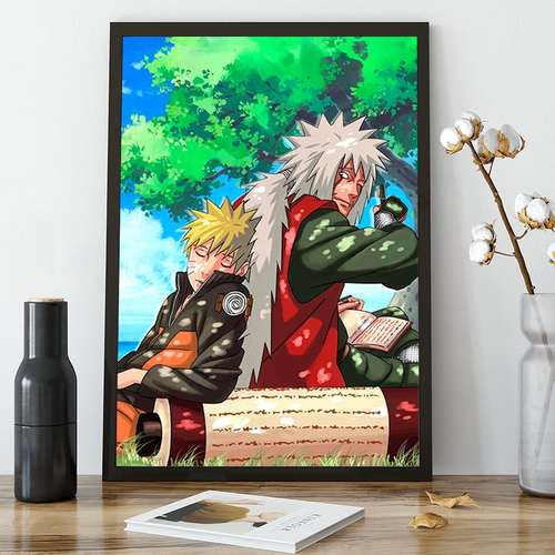 Quadro Decorativo Poster Naruto Shippuden Desenho Anime em Promoção na  Americanas