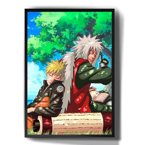 Quadro Decorativo Poster Naruto Uzumaki Desenho Game