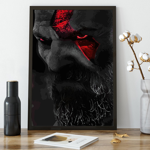 Impressões Decorativas Pintura de Parede em Tela, God of War