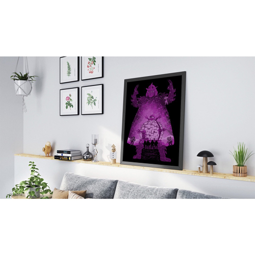 Quadro Decorativo Poster A4 As Tartarugas Ninja, desenho