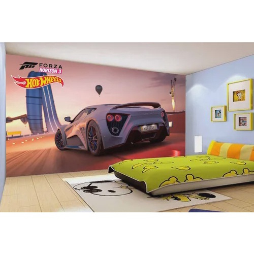 Papel De Parede Hot Wheels Carros Pista Forza 3m² Nhw12 em Promoção na  Americanas