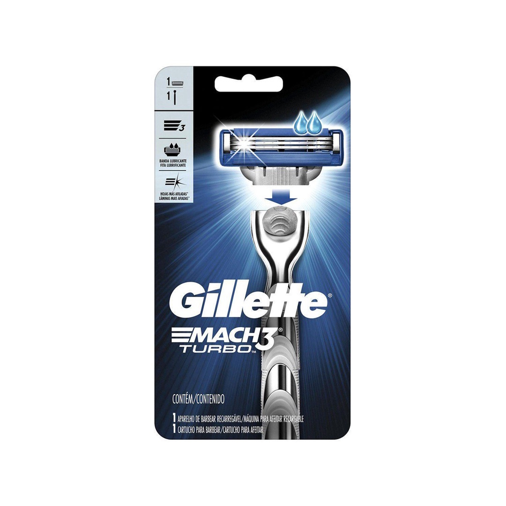 Gillette Mach3 Turbo - Aparelho De Barbear | Submarino