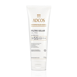 Menor preço em Protetor Solar Ultra FPS55 Gel creme facial Adcos 120g