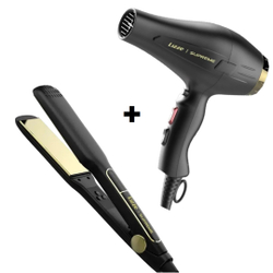 Kit Prancha + Secador de Cabelo Lizze Supreme Profissionais Menor preço em Kit Prancha + Secador de Cabelo Lizze Supreme Profissionais