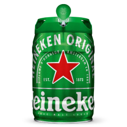 Cerveja Lager Heineken Barril 5l Menor preço em Cerveja Lager Heineken Barril 5l