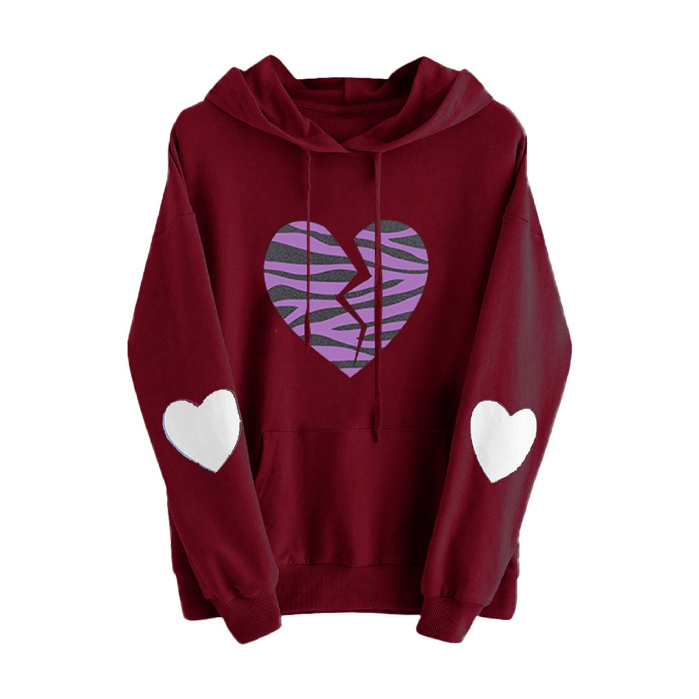 maroon pullover moletom com capuz