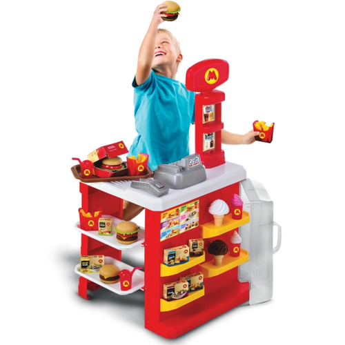 Kit Lanchonete Hamburguer Infantil Brinquedo - Mini Kitchen - Shop