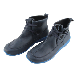 Retro cor sólida Feminino Pointed Toe Low-top Botas de couro longo cadarço Botas Choque de Absorção de salto baixo sapatos femininos é boa?