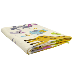 Cobertor King Bebê Menino Safari Baby Flannel Creme Menor preço em Cobertor King Bebê Menino Safari Baby Flannel Creme