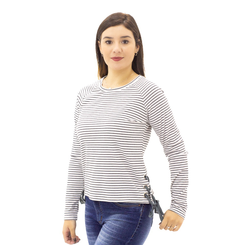 blusa manga longa listrada
