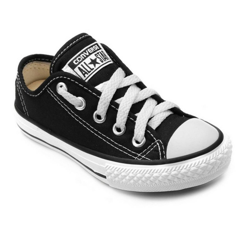 Tênis tradicional all star Converse Chuck Taylor Preto Infantil em Promoção  na Americanas