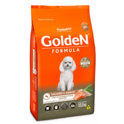 Ração Golden Fórmula Mini Bits para Cães Adultos de Pequeno Porte Sabor Salmão e Arroz - 10,1KG é ruim? Ração Golden Fórmula Mini Bits para Cães Adultos de Pequeno Porte Sabor Salmão e Arroz - 10,1KG é boa?