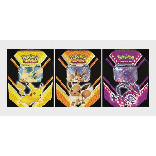 Pokemon V Powers Pikachu Tin : : Brinquedos e Jogos