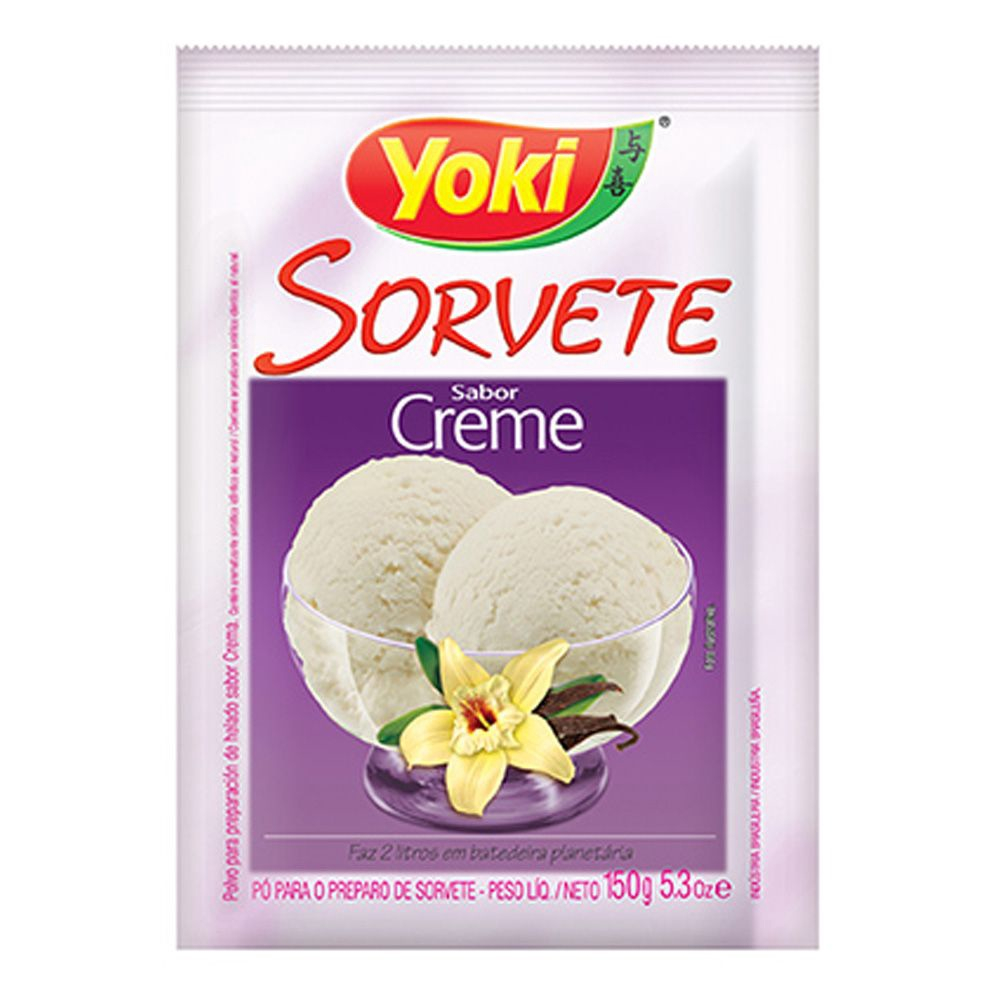 Preparo para Sorvete Morango Yoki - Doce Malu