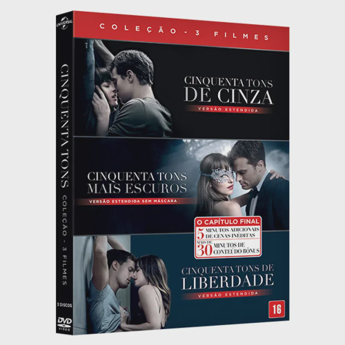 Coleção - Cinquenta Tons (3 Dvds)