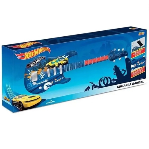 Brinquedo Musical Teclado Infantil Hot Wheels Radical Fun