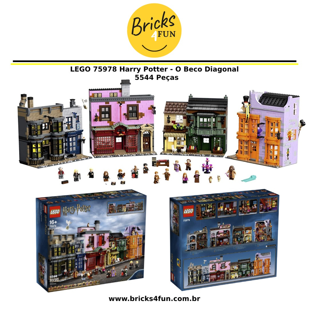 O Beco Diagonal 75978 LEGO® Harry Potter™  Compre online na Loja oficial  LEGO® BR - Lego