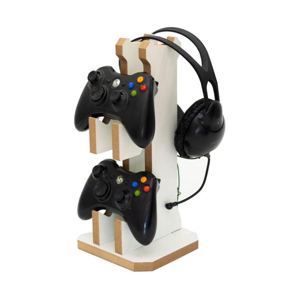 Suporte Organizador Games Ps4 ps5 porta Headset Porta Controle e jogos -  avui.ideias - Outros Games - Magazine Luiza