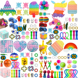 Fidget Toys Kit, Pop It Fidget Sensory Toy 30/31/32/33PCS é boa?
