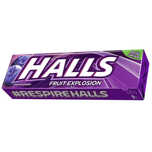 Drops Halls Frut Blueberry Caixa Com 21 Em Promoção Na Americanas