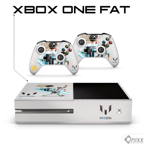 Skin xbox Series X Adesiva Messi Argentina em Promoção na Americanas