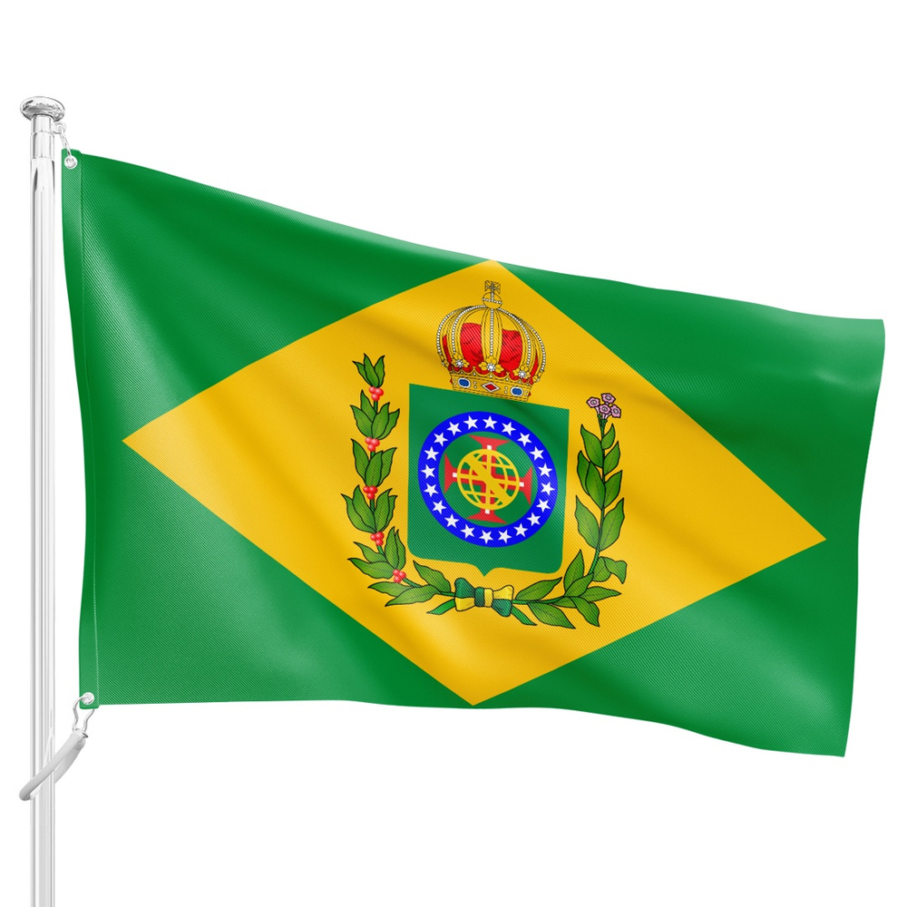 Bandeira Imperial do Brasil 128x90cm