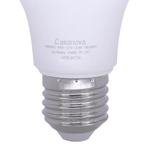 Lâmpada Led Bulbo 9w Bivolt 4000k Luz Neutra Em Promoção Ofertas Na Americanas 4623