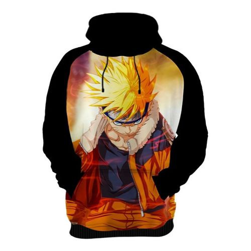 Blusa De Frio Moletom Kurama Naruto Anime Mangá Desenho 01