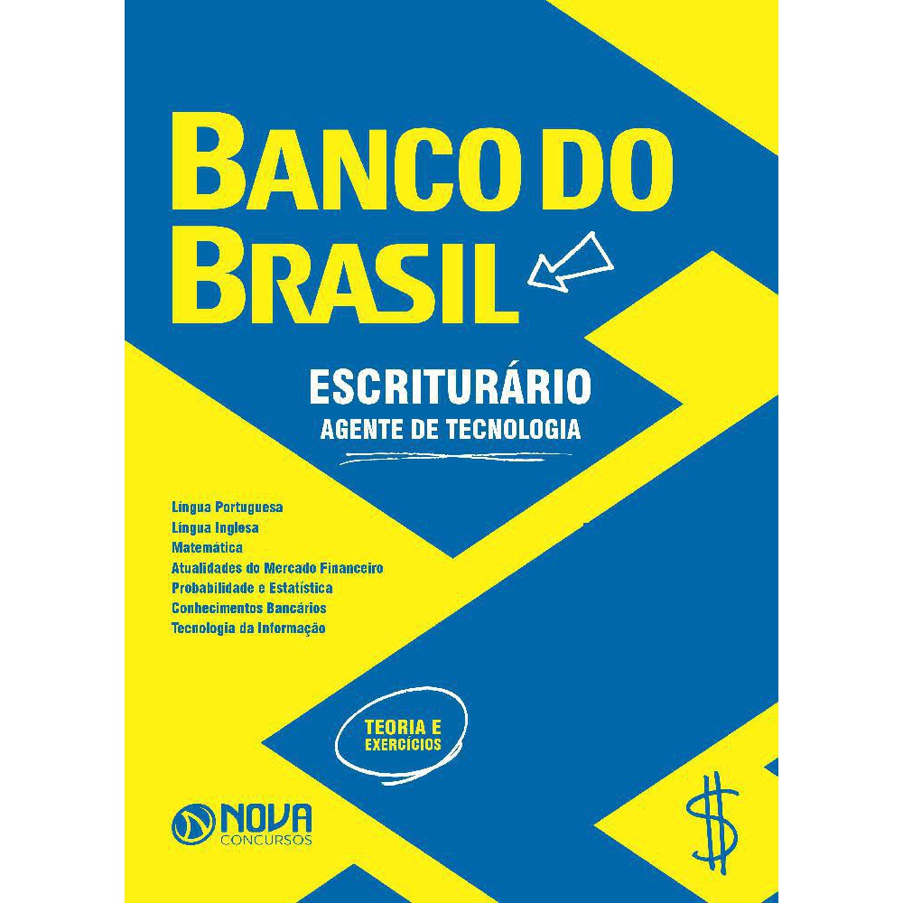 Apostila Banco Do Brasil - Escriturário Agente De Tecnologia | Submarino